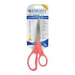 Westcott Anti-Microbial Protection Hard Handle Student Scissors front of packaging