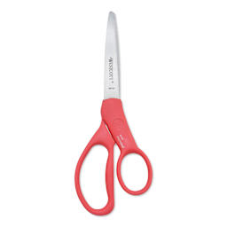 Westcott Anti-Microbial Scissors for Students - 7", Plastic Handle (Red)