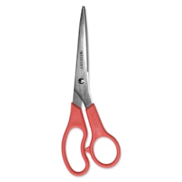 Westcott Straight All Purpose Value Scissors - Pkg of 3, 8" red variant