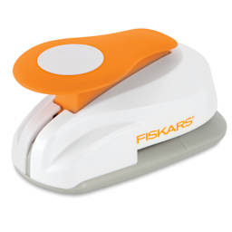 Fiskars Lever Punches - Left angle view of Circle Punch