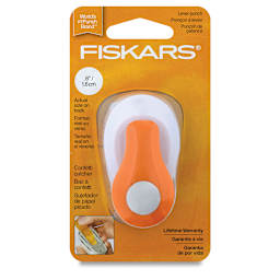 Fiskars Lever Punches - Front of blister package of small circle Punch