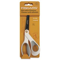 Fiskars Premier SoftGrip Non-Stick Scissors - 8" - front of packaging