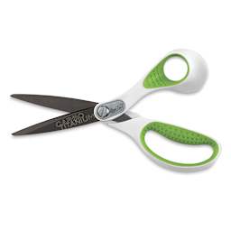 Westcott Carbo Titanium Scissors - 8" Straight scissors shown slightly open