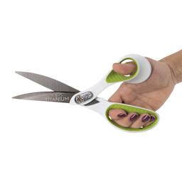 Westcott Heavy Duty CarboTitanium Bonded Bent Scissors - 9", in-hand