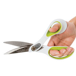 Westcott Heavy Duty CarboTitanium Bonded Bent Scissors - 8", in-hand