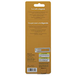 Fiskars SoftGrip Non-Stick Titanium Scissors - back of packaging