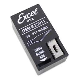 Excel Blades Hobby Blades - #11, Dispenser, 15 Blades