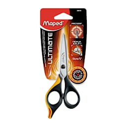 Maped Ultimate Scissors - Scissors shown upright in package