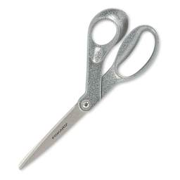 Fiskars Sparkle Scissors - Silver colored Scissors closed and angled downward