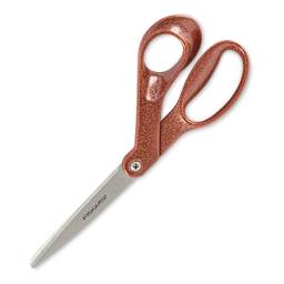 Fiskars Sparkle Scissors - Copper colored Scissors closed and angled downward