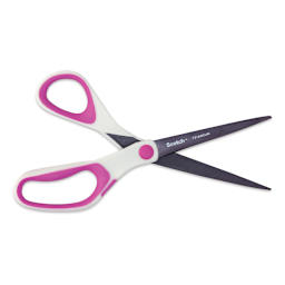 Scotch 8" Precision Ultra Edge Scissors, Pink (Colors may vary)