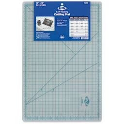 Alvin Cutting Mat - 12" x 18", Translucent - back of packaging
