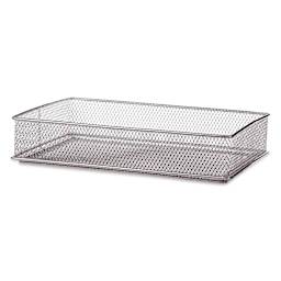 Design Ideas MeshWorks Drawer Storage Bin - Silver, 6" x 9"
