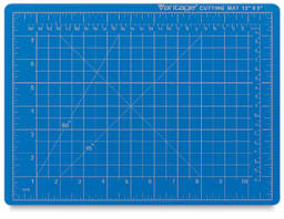 Dahle Self-Healing Cutting Mats - Top view of Blue Mat
