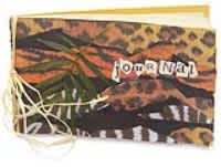 torn paper collage journals