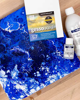 Paint Pouring with Cells