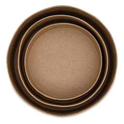 Paper Mache Box Set - Round, Set of 3 - nested within each other, lids removed