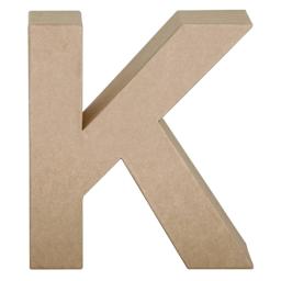 Paper Mache Letters & Numbers K