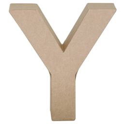 Paper Mache Letters & Numbers Y