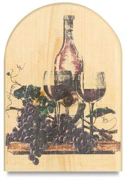 Transfer Tool - Finished transferred design shown on Wooden board