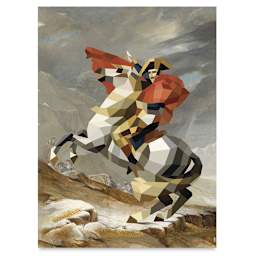 Paint By Sticker: Masterpieces, completed page design