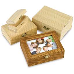 Wooden Hinged Boxes