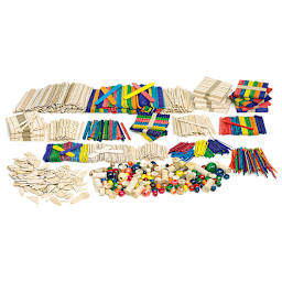 Wood Crafts Classroom Activities Box - Components of Assortment shown