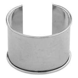 Realeather Metal Cuff Bracelet - 2" Wide, exterior shown
