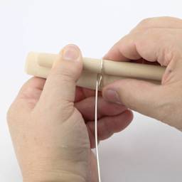 Artistic Wire Wooden Mandrel Set in use