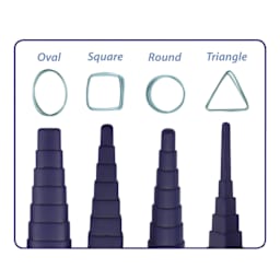 Artistic Wire Plastic Mandrel Set shapes