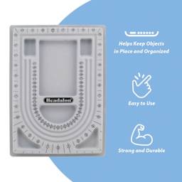 Beadalon Bead Board - Flocked, 34" features