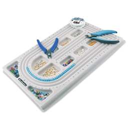 Beadalon Bead Board - 46" in use (beads and crafting supplies not included)