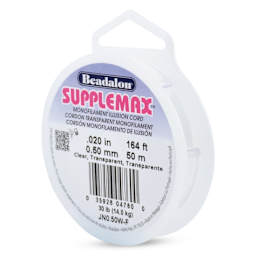 Beadalon Supplemax Nylon Cord - 0.50 mm x 50 m, Clear