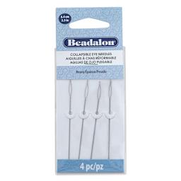 Beadalon Hard Beading Needles - Heavy, Pkg of 4