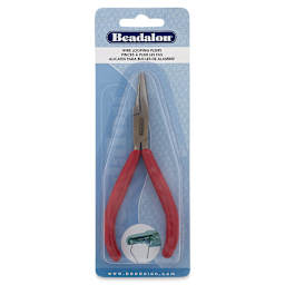 Beadalon Standard Wire Looping Pliers - Front view of blister package showing pliers
