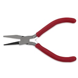 Beadalon Econo Flat/Round Pliers - Side view of slightly open Pliers
