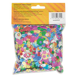 Creativity Street Sequins and Spangles - Bonus Pack, back of the packaging