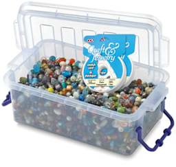 Glass Bead Assortment, 5 lb