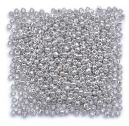 Silver Metallic Seed Beads