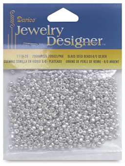 Silver Metallic Seed Beads
