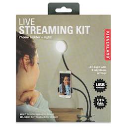 Kikkerland Live Streaming Kit (front of packaging)