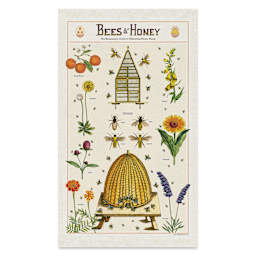 Cavallini Bees & Honey Tea Towel