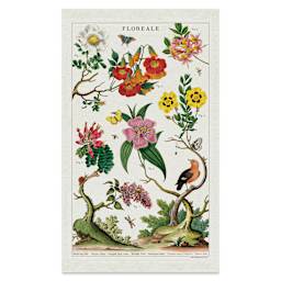 Cavallini Vintage Floreale Tea Towel