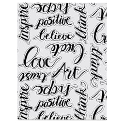 Grafix Artist Series Shrink Film - Script Design by Art by Marlene