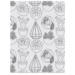 Grafix Artist Series Shrink Film - Succulents Design by Gina Lee Kim