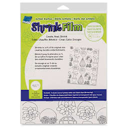 Grafix Artist Series Shrink Film - Succulents Design by Gina Lee Kim, front of the packaging