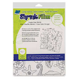 Grafix Artist Series Shrink Film, front of the package of the Artist Series Assortments by Gina Lee Kim