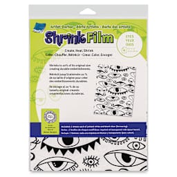 Grafix Artist Series Shrink Film - Eyes Design by Balzer Designs, front of the packaging