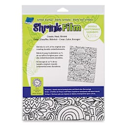 Grafix Artist Series Shrink Film - Doodles Design by Balzer Designs, front of the packaging