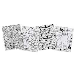 Grafix Artist Series Shrink Film, four sheets laid out created by Balzer Designs